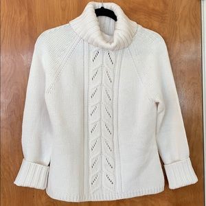 Ann Taylor Loft Cable knit sweater